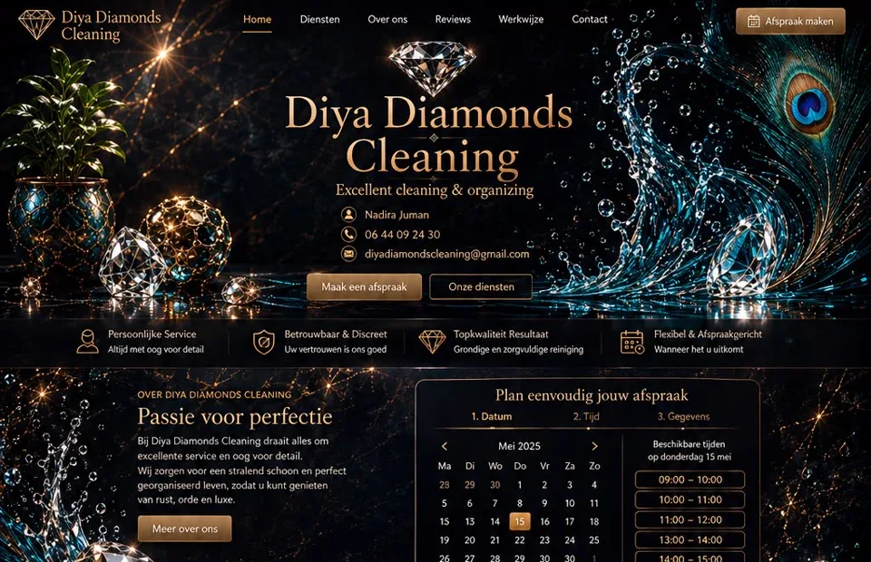 Projectpresentatie van Diya Diamonds